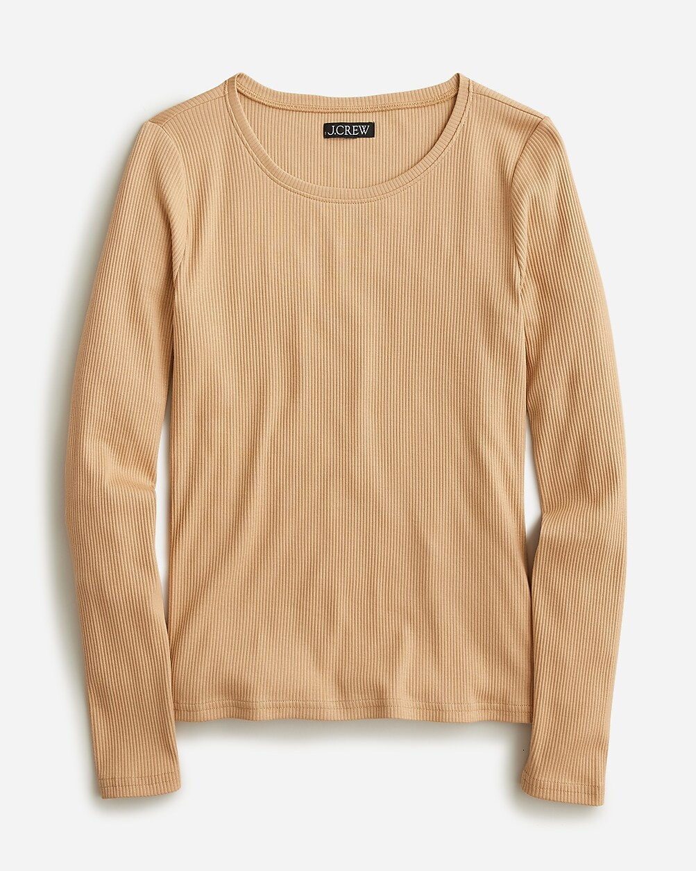 Long-sleeve crewneck T-shirt in vintage rib | J. Crew US