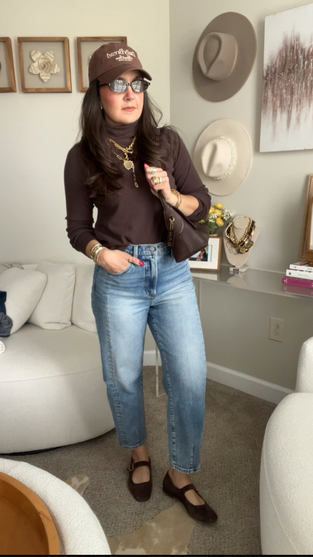 Outfit of the Day! Chocolate brown!