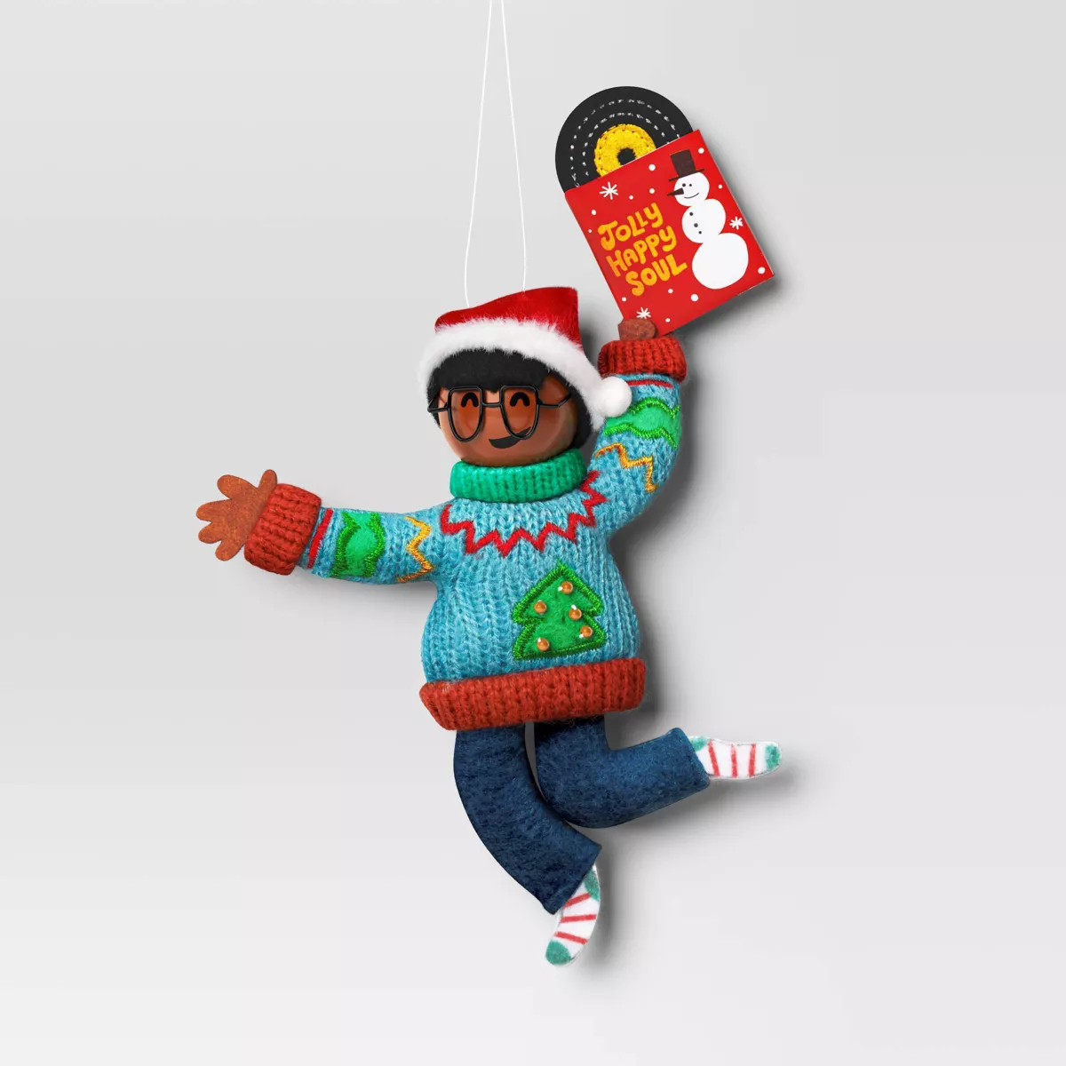 Alison Hawkins Fabric Person with Record Christmas Tree Ornament - Wondershop™​​​​​... | Target