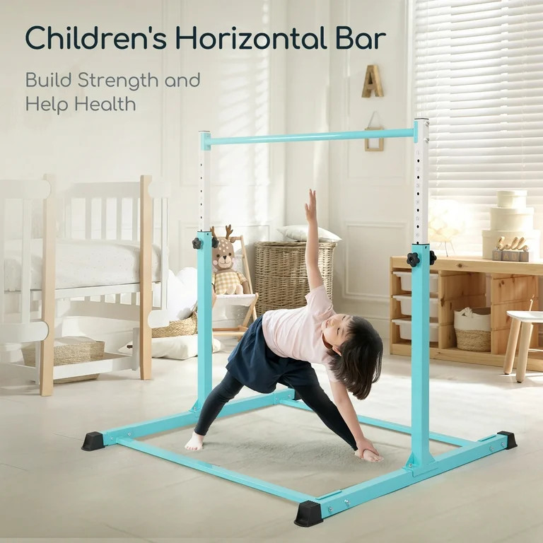 Gymnastics Bar Horizontal Training Bars for Teenager 3-15 with Steady Steel Construction Easy to ... | Walmart (US)