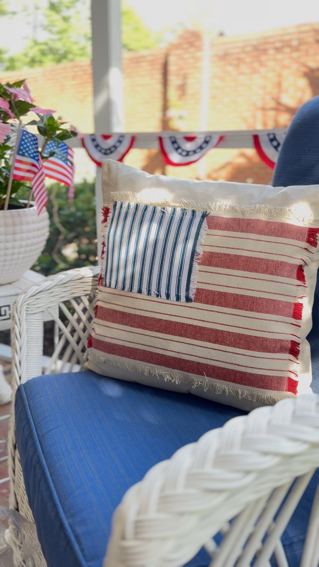 Mud Pie America Pillow! 

Perfect for all things RWB and a great gift! 

#LTKGiftGuide #LTKHome