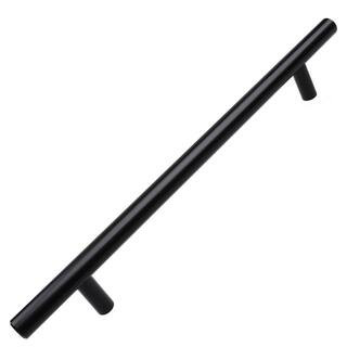 GlideRite 7 in. Matte Black Solid Cabinet Handle Drawer Bar Pulls (10-Pack)-5004-178-MB-10 - The ... | The Home Depot