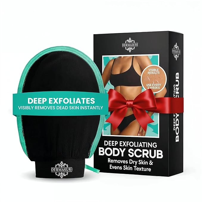 Dermasuri - Deep Exfoliating Glove - Polishing Mitt Body Scrubber - Korean Skin Cleaner Exfoliato... | Amazon (US)