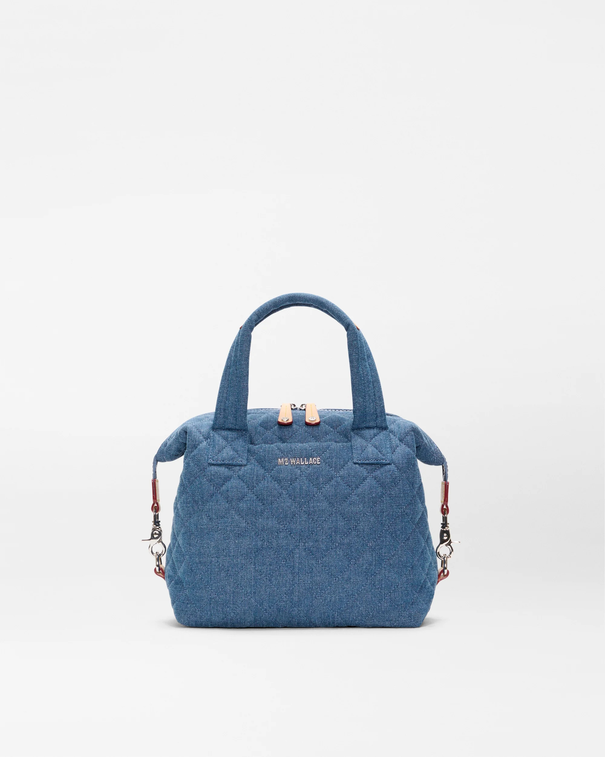 MZ Wallace True Blue Denim Small Sutton Deluxe – Crossbody | MZ Wallace | MZ Wallace