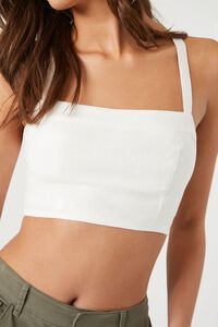 Smocked Tie-Back Crop Top | Forever 21 (US)