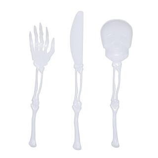 White Skeleton Bones Cutlery Set by Celebrate It™ | Michaels | Michaels Stores
