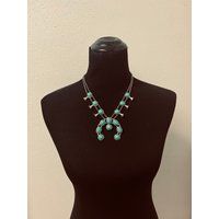 Turquoise Squash Blossom Necklace | Etsy (US)