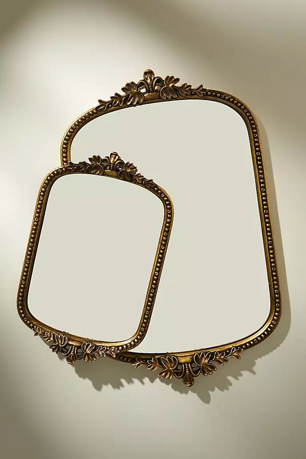 Gleaming Primrose Vanity Tray By Anthropologie in Gold Size S | Anthropologie (US)