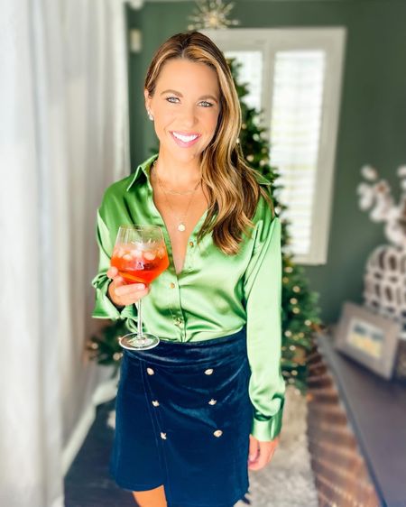 Cheers to the start of my favorite time of the year!   Code Jebka for 15% on the blouse and skirt! 

#LTKSeasonal #LTKHoliday #LTKstyletip