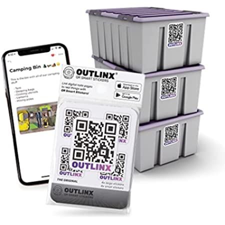 ToteScan Intelligent QR Labels for organizing & Storage (45 Unique Labels, 2.5"x3") | Amazon (US)