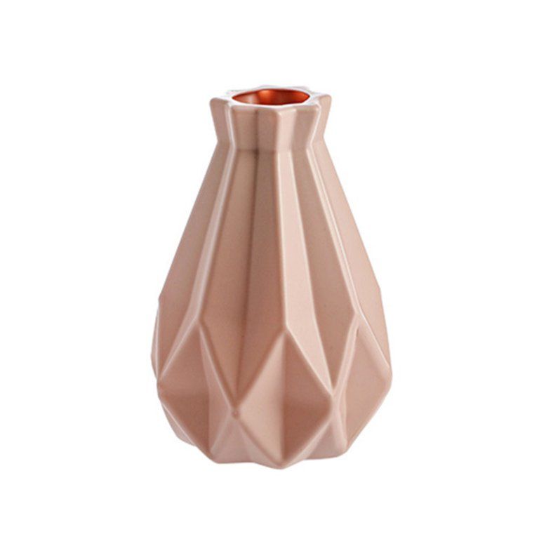1111Fourone Plastic Vase Desktop Nordic PE Small Flower Bottle Decoration for Living Room Office ... | Walmart (US)