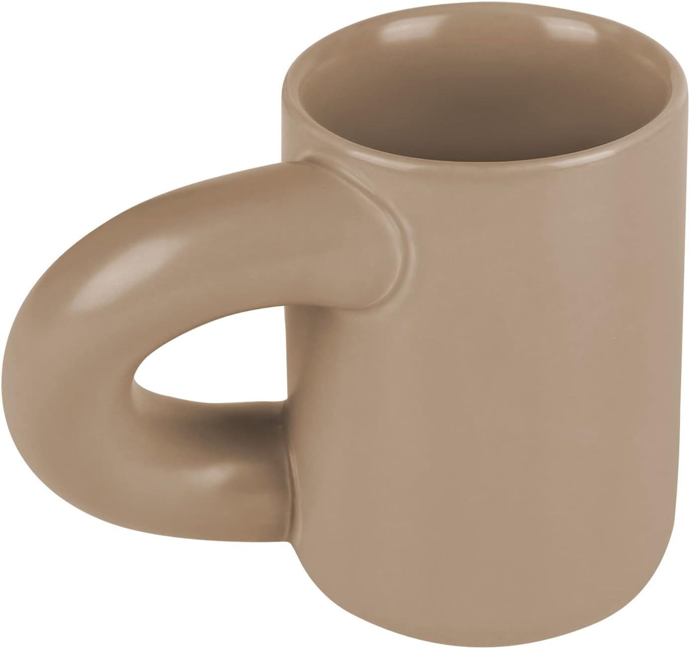 Koythin Ceramic Coffee Mug, Cute Creative Crooked Handle Mug Design for Office and Home, Dishwash... | Amazon (US)