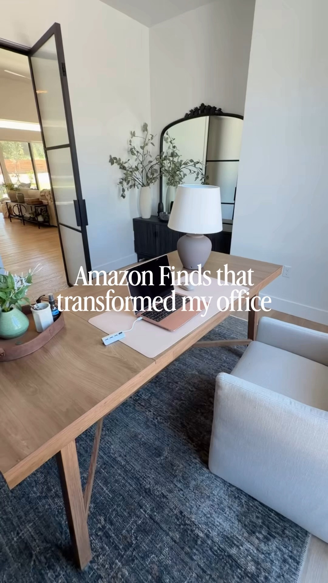 Amazon home office finds that made me actually want to sit down and work 🤎✨

Creating a space that feels calm, cozy, and inspiring has completely changed my productivity. These Amazon home office finds gave me the designer look I wanted without the designer price tag.

From the warm wood desk and textured rug to the modern lamp, cozy ottomans, and neutral decor, every piece works together to create a space that feels elevated and functional.

It’s become my favorite spot for:
☁️ answering emails
☁️ creating content
☁️ planning outfits
☁️ morning coffee
☁️ quiet work sessions

I love decorating with timeless neutrals and natural textures because they never go out of style and instantly make a room feel warm and inviting.

If you’re looking for Amazon home decor, office furniture, neutral office inspiration, or affordable designer-inspired finds, you’re going to love these pieces.

Comment “OFFICE” and I’ll send you every link! 🤍

Save this for your next home refresh or office makeover!

#amazonhome #amazonhomefinds #homeoffice #homeofficedecor #amazondecor