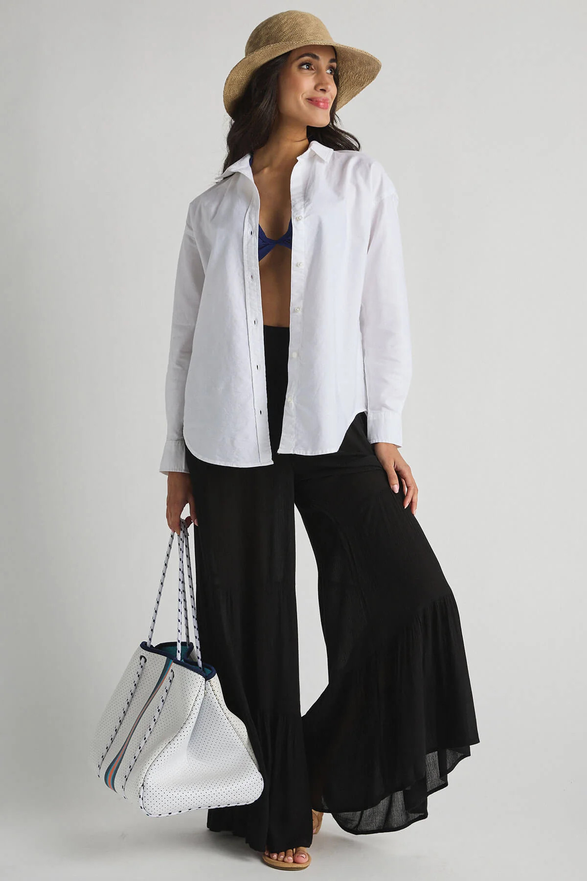 Elan Tiered Beach Pants | Social Threads