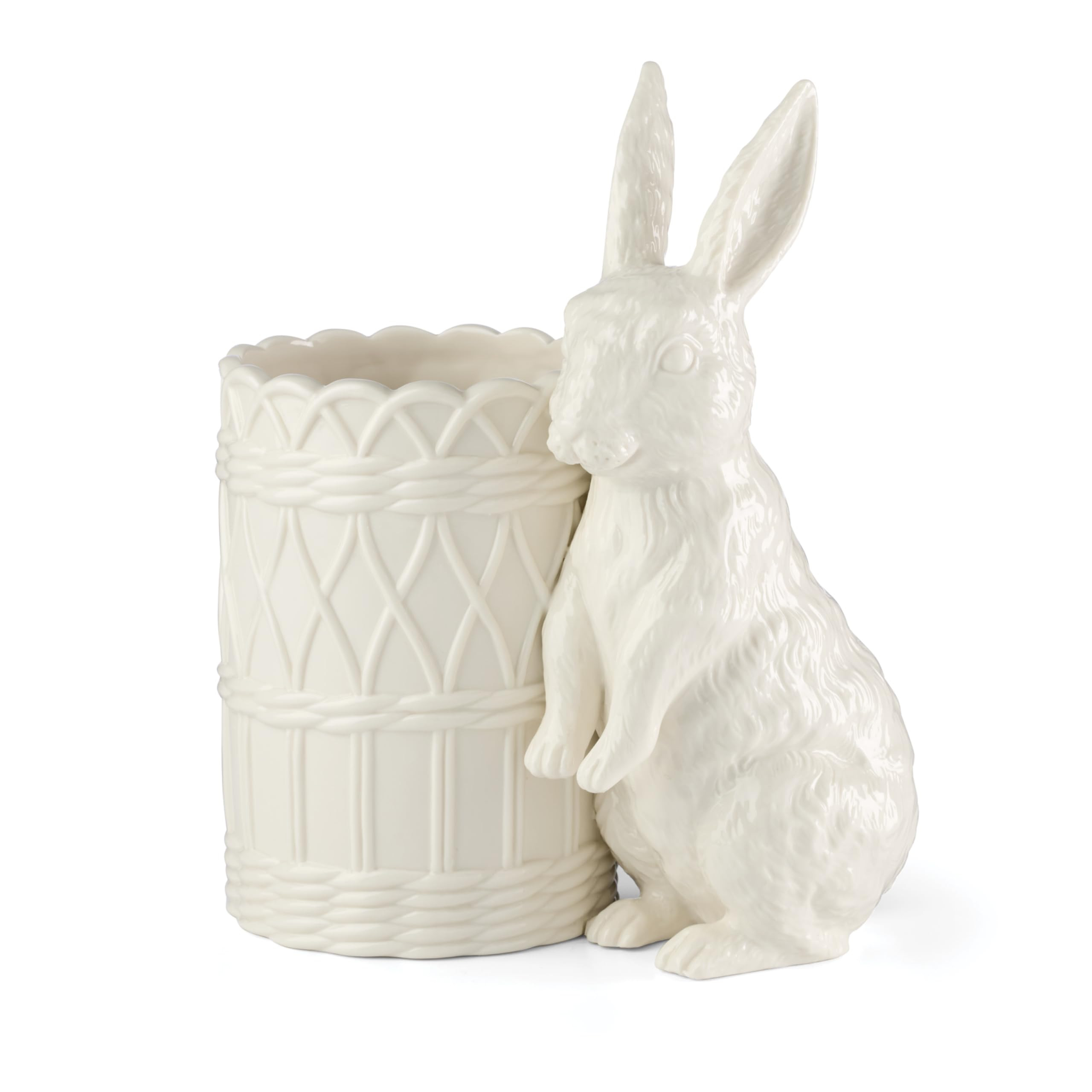 Lenox 897159 Wicker Creek Bunny Vase, Easter Home Decor | Amazon (US)