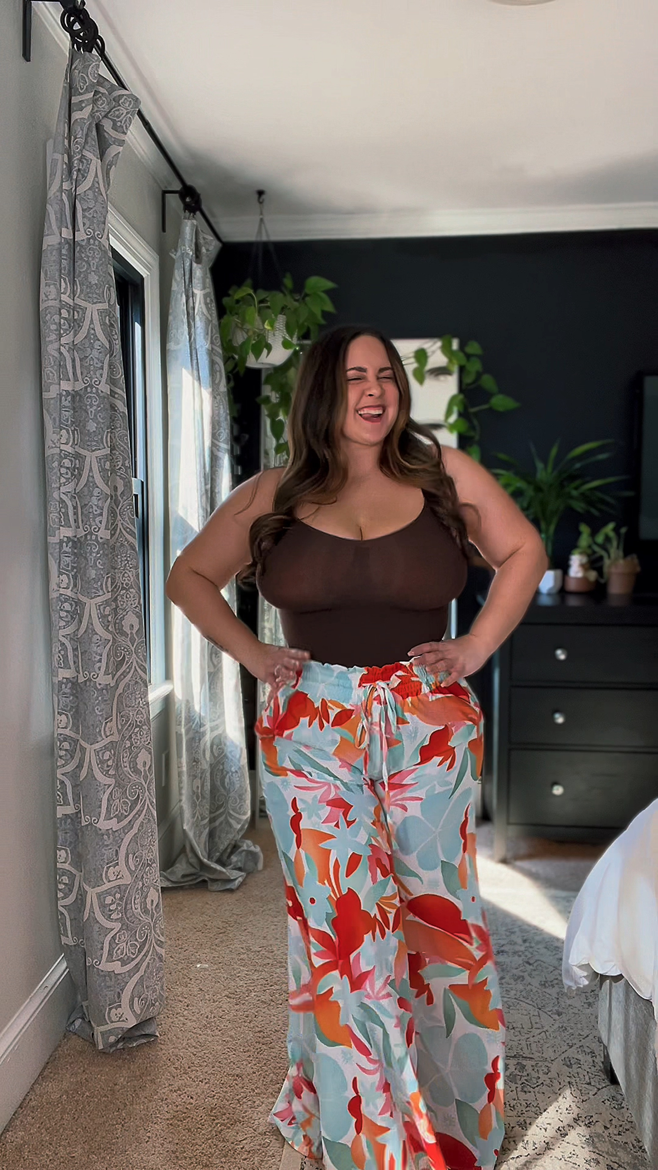 Bodysuit size XL-XXL 
Pants are both XXL 

#LTKstyletip #LTKmidsize