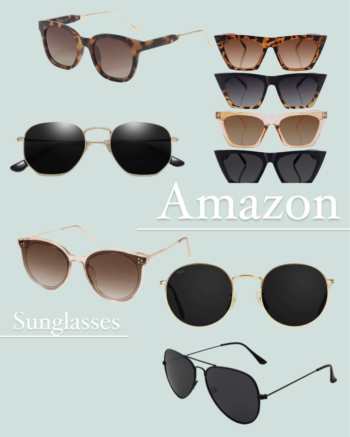 Amazon sunglasses! All under $16! Perfect for all your travels and vacations!  

Amazon find
Vacation 
Sunglasses 
Travel 
Resort wear 

#LTKunder50 #LTKFind #LTKswim