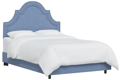 Kennedy Bed, French Blue Linen | One Kings Lane