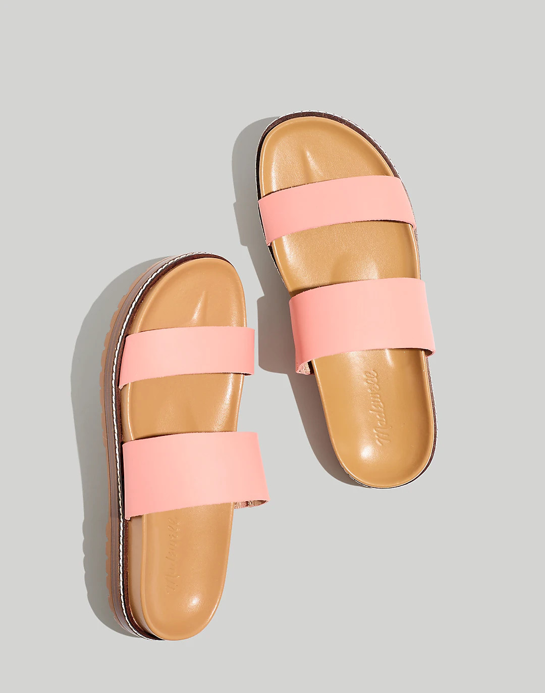 The Charley Double-Strap Slide Sandal | Madewell