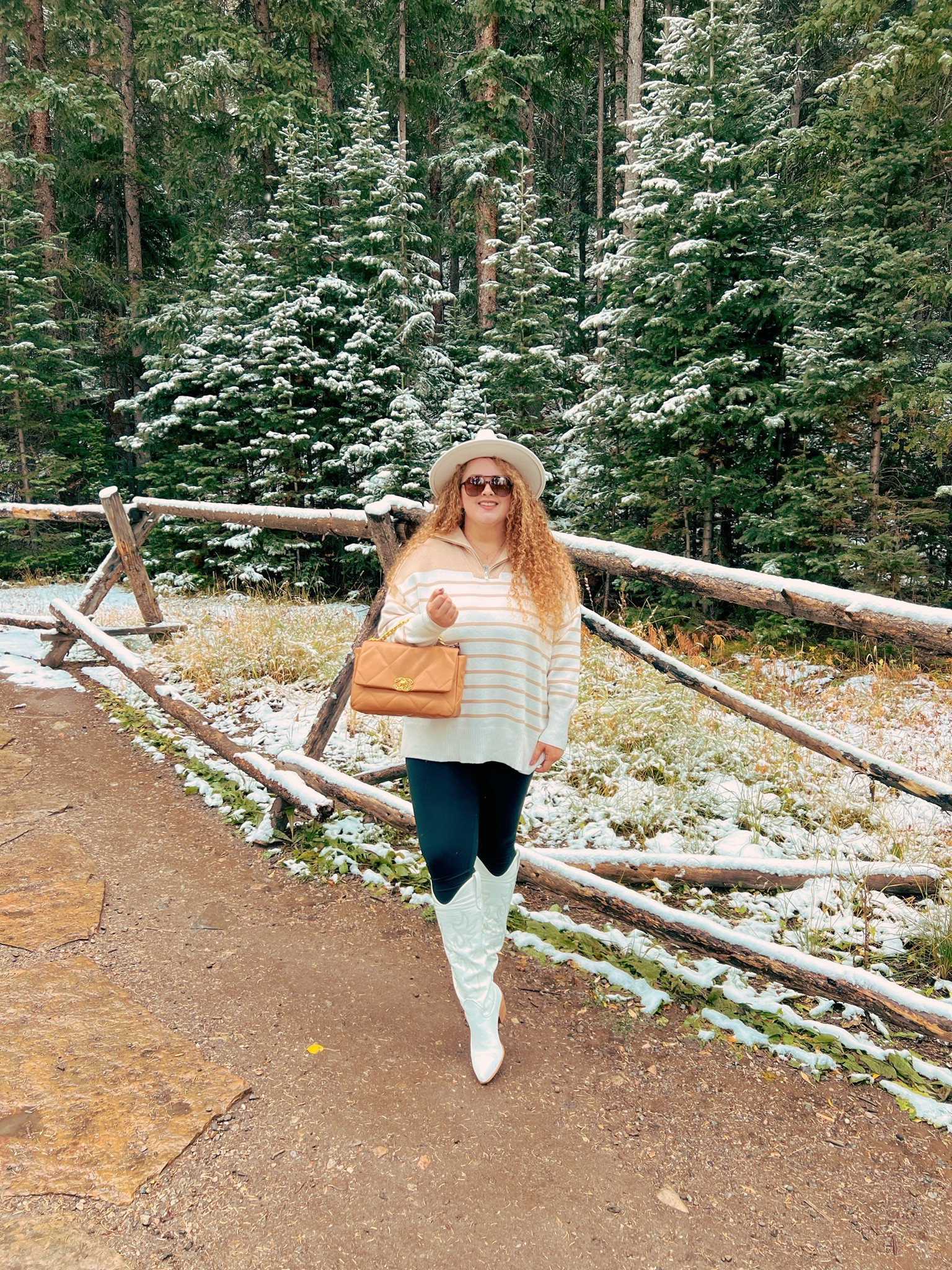 Loving this cute striped sweater 🤍 sweater | amazon sweater | striped sweater | striped amazon sweater | fall sweater | leggings | amazon leggings | Lululemon leggings dupe | amazon lululemon dupe | boots | white boots | amazon boots | fall boots | amazon fall boots | white cowboy boots | amazon cowboy boots | wide brim hat | women’s hat | women’s fall hat | Fall | fall tops | amazon finds | amazon fashion | Amazon look | amazon outfit | fall outfit | fall look | fall outfit inspo | fall fashion | fall fashion finds | amazon fall outfit | Amazon fall fashion finds | amazon fall finds | fall transition look | fall transition outfits 

#LTKSeasonal #LTKmidsize #LTKxPrime