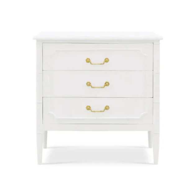 Monaco 3 Drawer Nightstand | Cailini Coastal