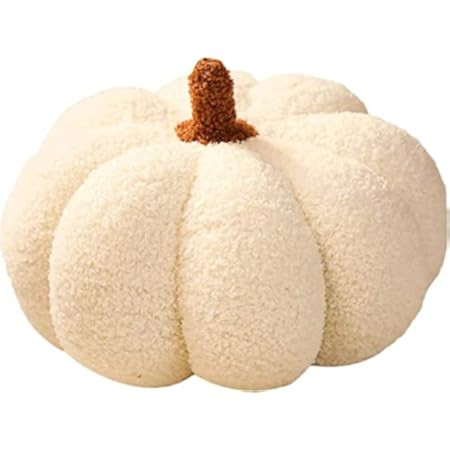 Pumpkin Plush Pillow Stuffed Pumpkin, Fluffy Halloween Pumpkins Plush Soft Pumpkin Throw Pillow Deco | Amazon (US)
