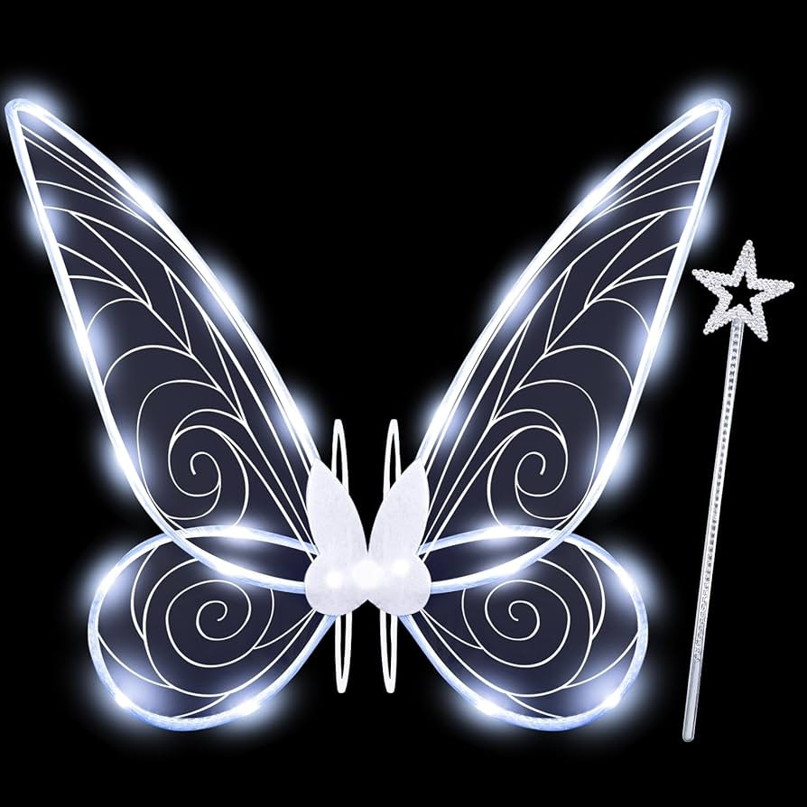 Goenb Fairy Wings LED, Fairy Wings Adult Fairy Costume Women's Fairy Wings Fairy Winx Club Costum... | Amazon (DE)