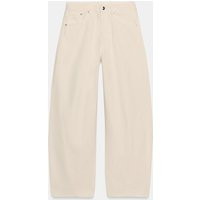 Zara - Trf Mid-Rise Baggy Balloon Jeans - Oyster-White - 29 (Us 8) - Woman | Zara US