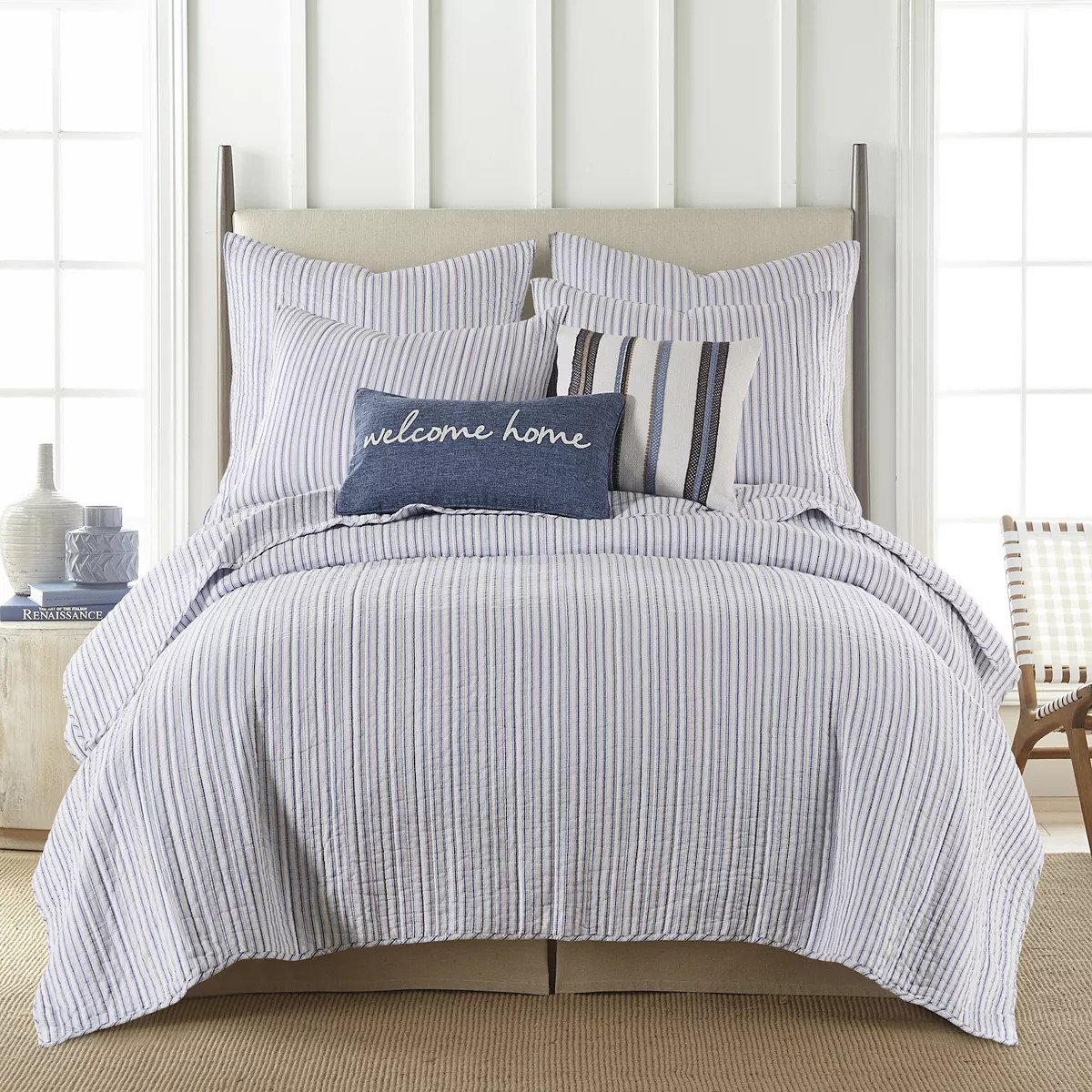 Levtex Home Tobago Stripe Blue Quilt Set with Shams | Kohl's