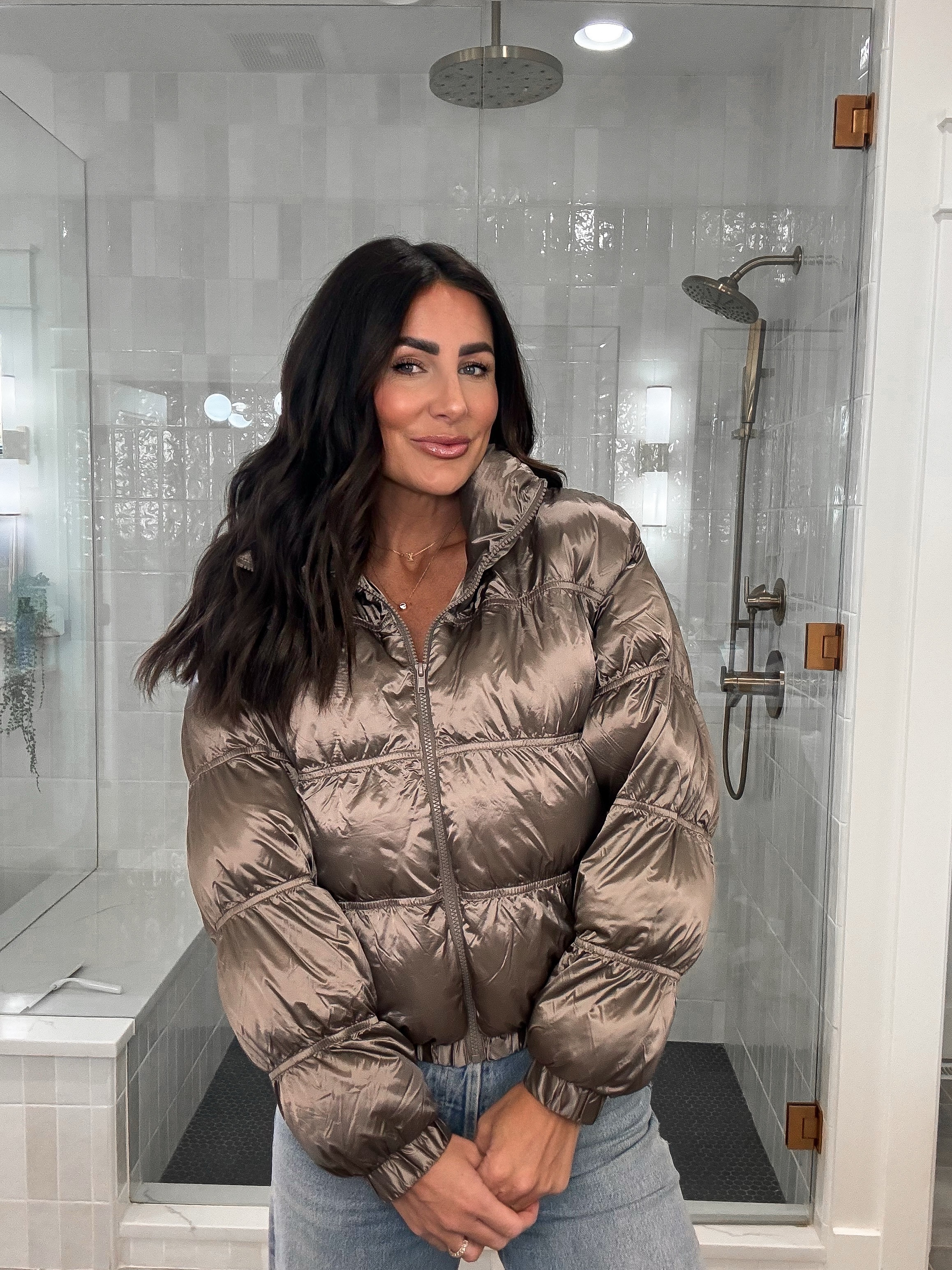 Target Tuesday | puffer jacket | metallic jacket 
(Size small) 

#LTKFindsUnder50 #LTKFindsUnder100 #LTKStyleTip