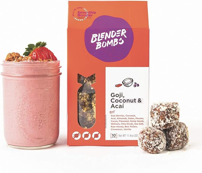 Blender Bombs Smoothie Booster: Goji, Coconut, & Acai | Amazon (US)