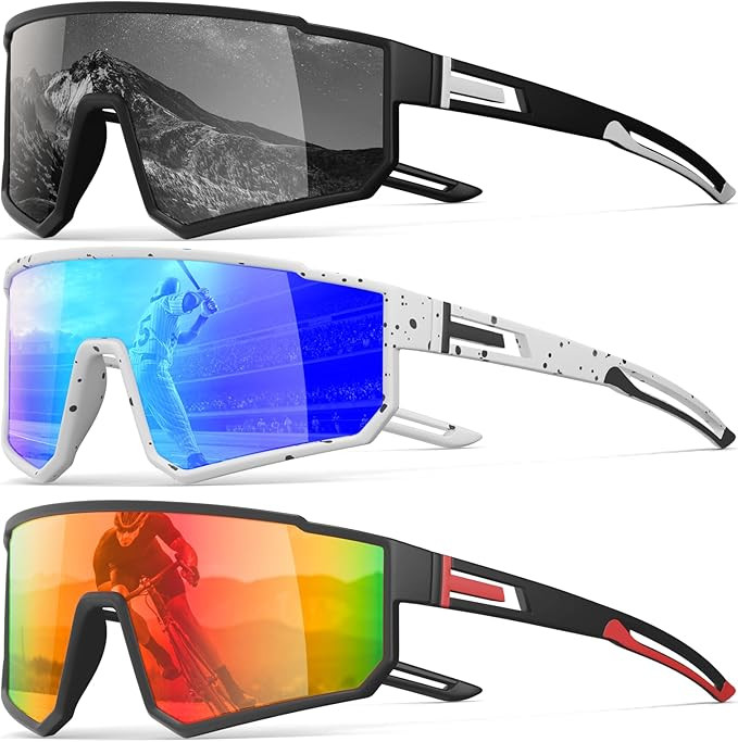 IKTOD 3 Pack Polarized Running Sunglasses for Women Mens Sunglasses UV Protection for Cycling Bas... | Amazon (US)