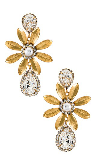 Chrissy Earrings in Golden Glow | Revolve Clothing (Global)