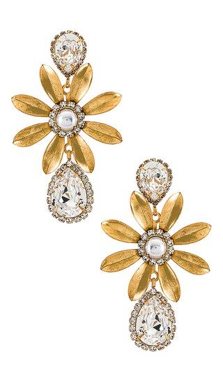 Chrissy Earrings in Golden Glow | Revolve Clothing (Global)