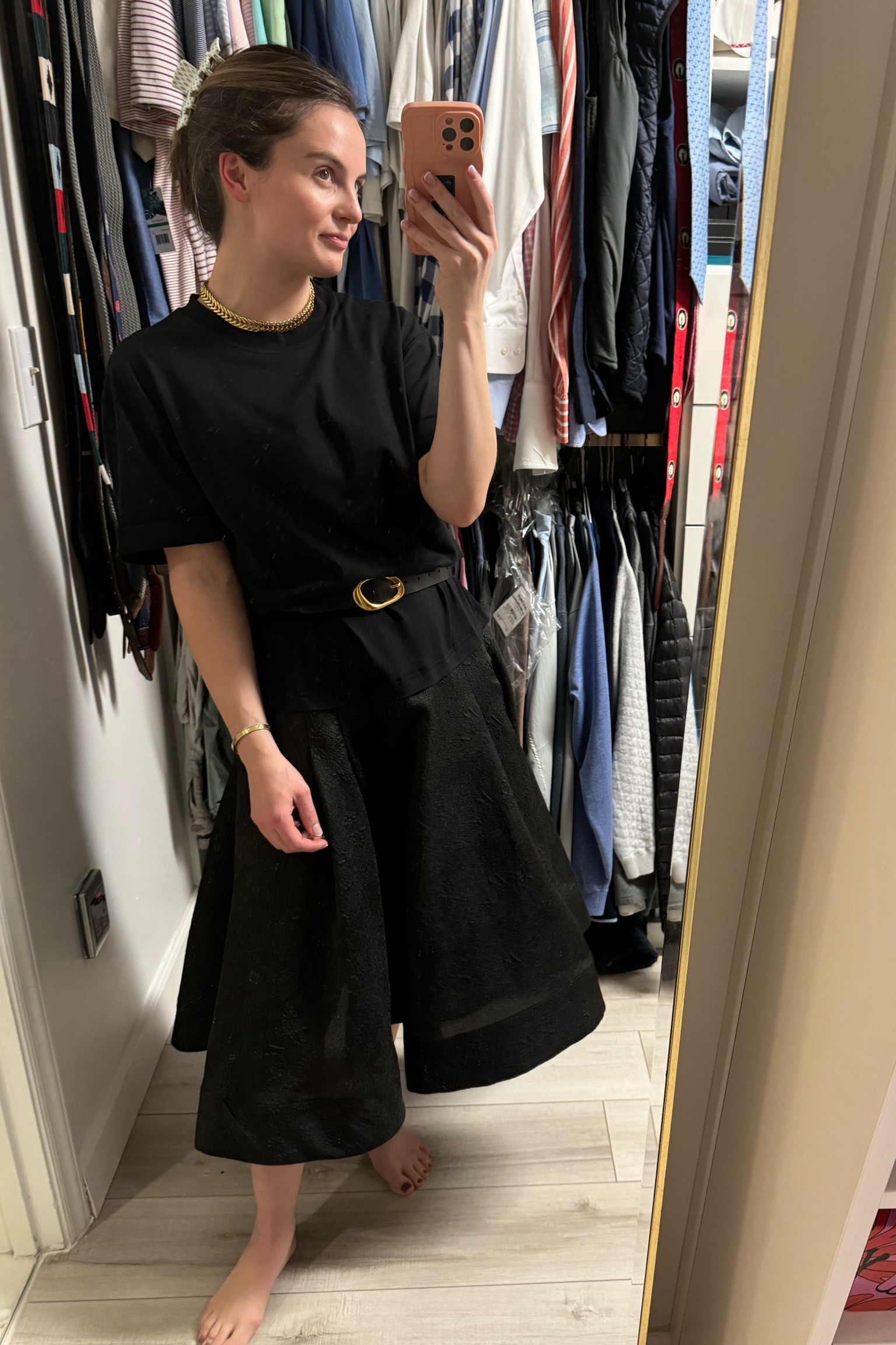 A little casual a little elevated; gold accessory ease!! 

#LTKParties #LTKFindsUnder100 #LTKStyleTip