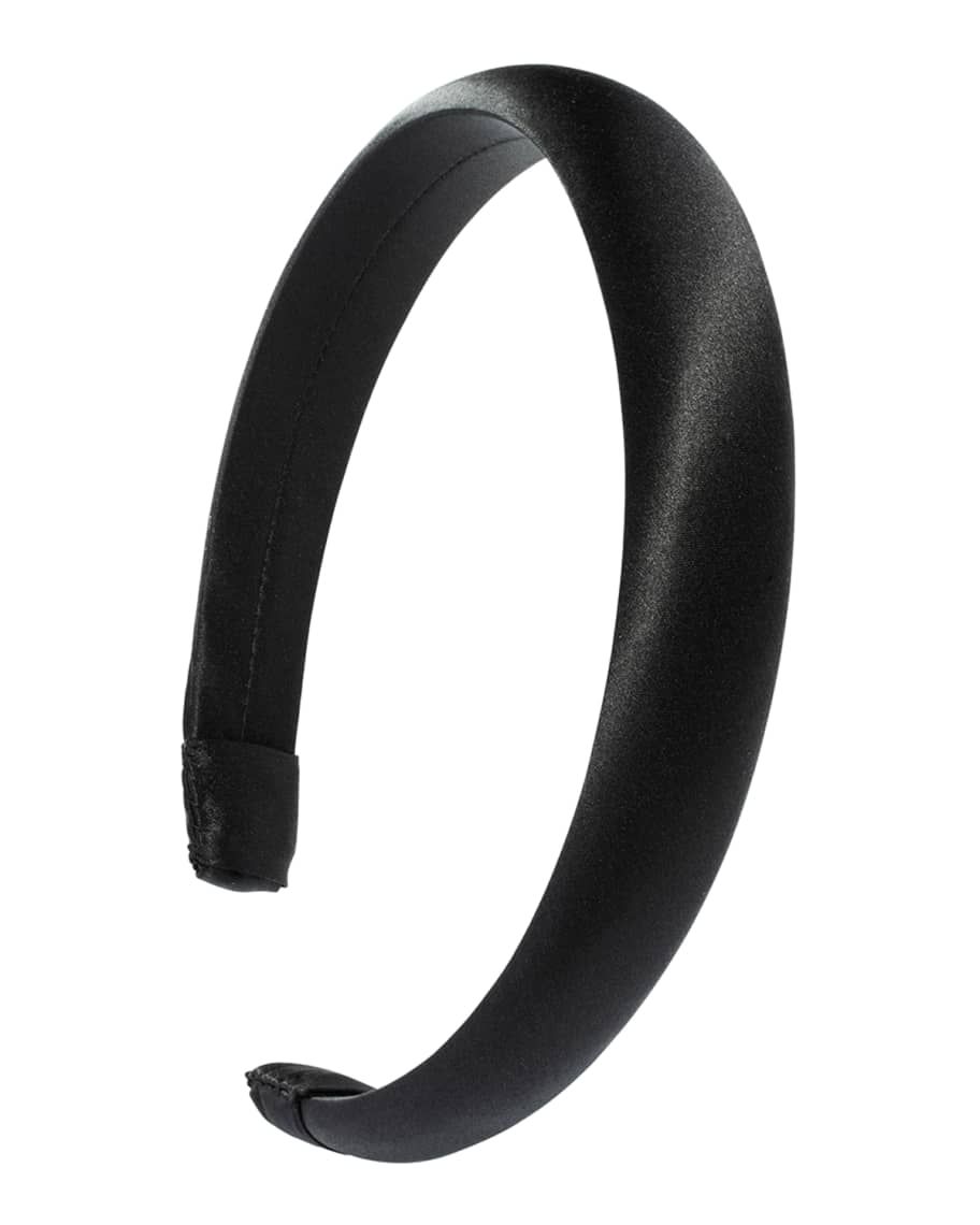 L. Erickson Silk Charmeuse Padded Headband | Neiman Marcus