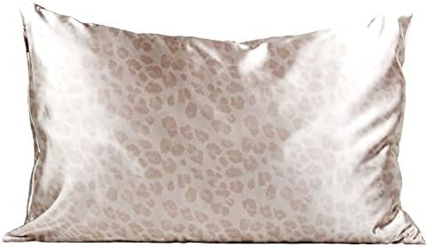 Kitsch 100% Satin Pillowcase with Zipper, Softer Than Silk, Vegan Silk Pillowcase Cover, Standard (L | Amazon (US)