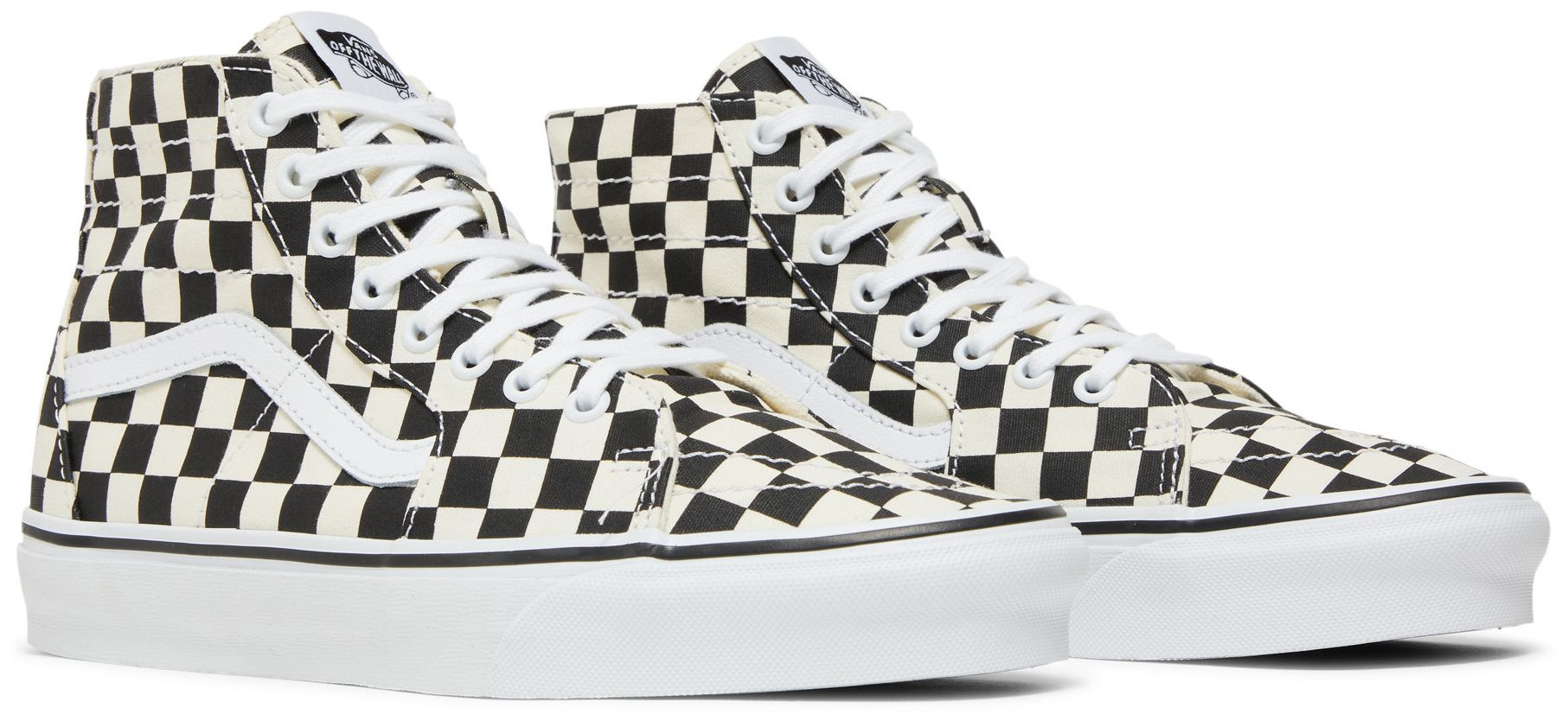 Sk8-Hi Tapered 'Checkerboard - Black' | GOAT