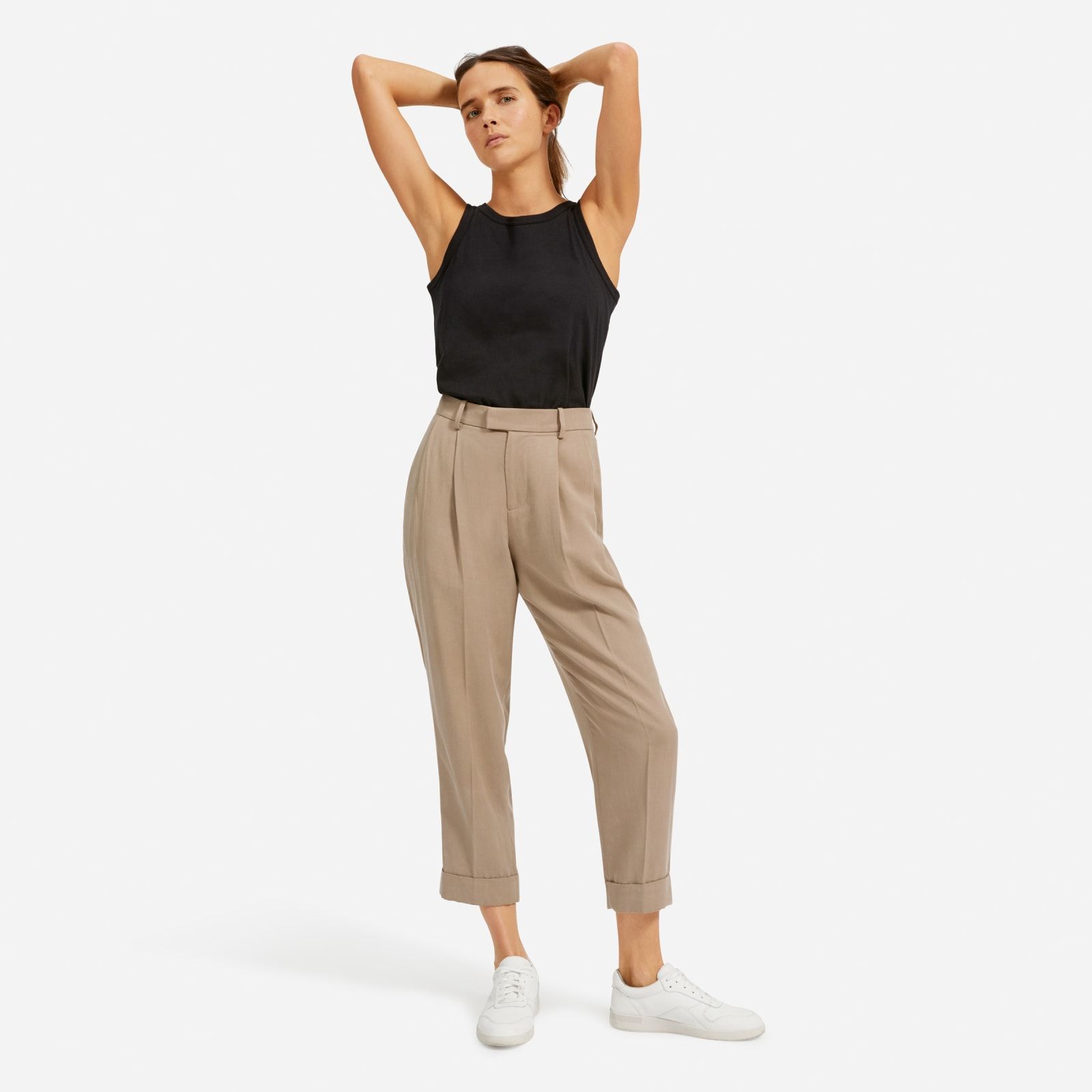Women's Put-Together Pleat Pant by Everlane in Clay, Size 14 | Everlane