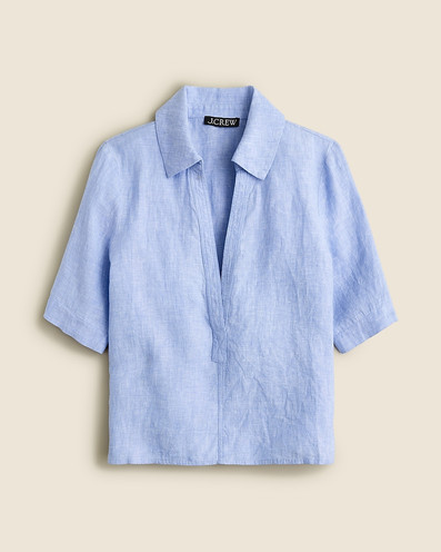 Click for more info about Bungalow popover top in linen