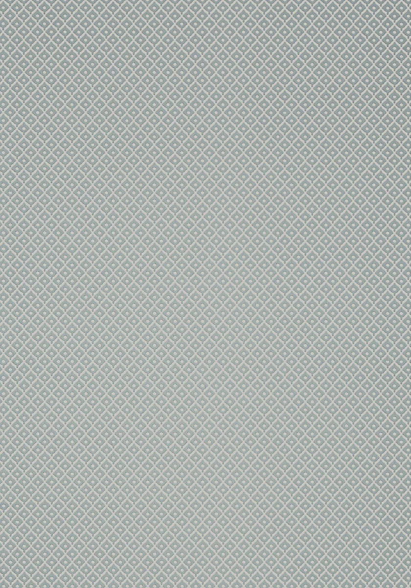 Anna French Petit Arbre Spa Blue On Flax Wallpaper | DecoratorsBest