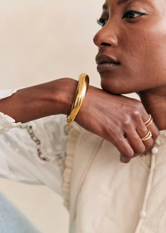 Lou Bracelet - Gold - Majority recycled brass - Sézane | Sezane - UK