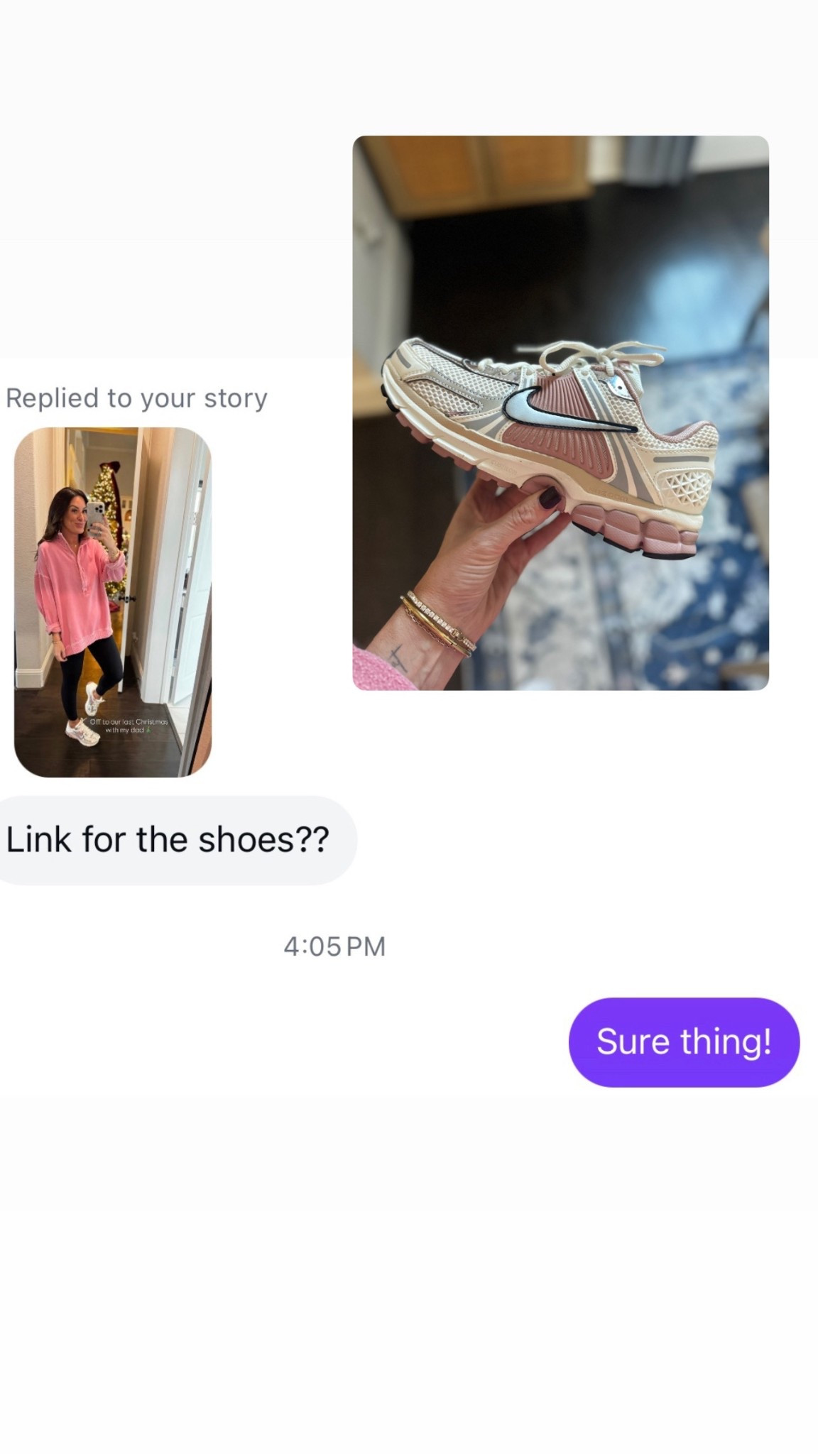 Loving these! I went with my normal 8.5! 

#LTKSeasonal #LTKootd #LTKActive