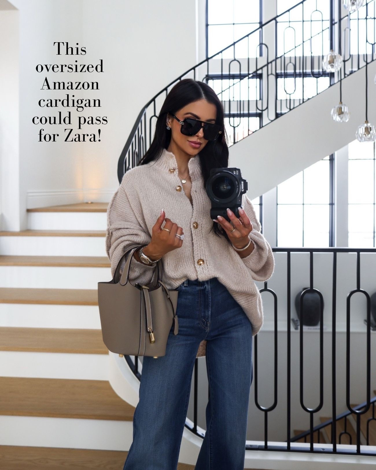 Affordable finds that look luxe
Amazon neutral belt and handbag
Amazon oversize cardigan



#LTKootd #LTKSaleAlert #LTKPetite