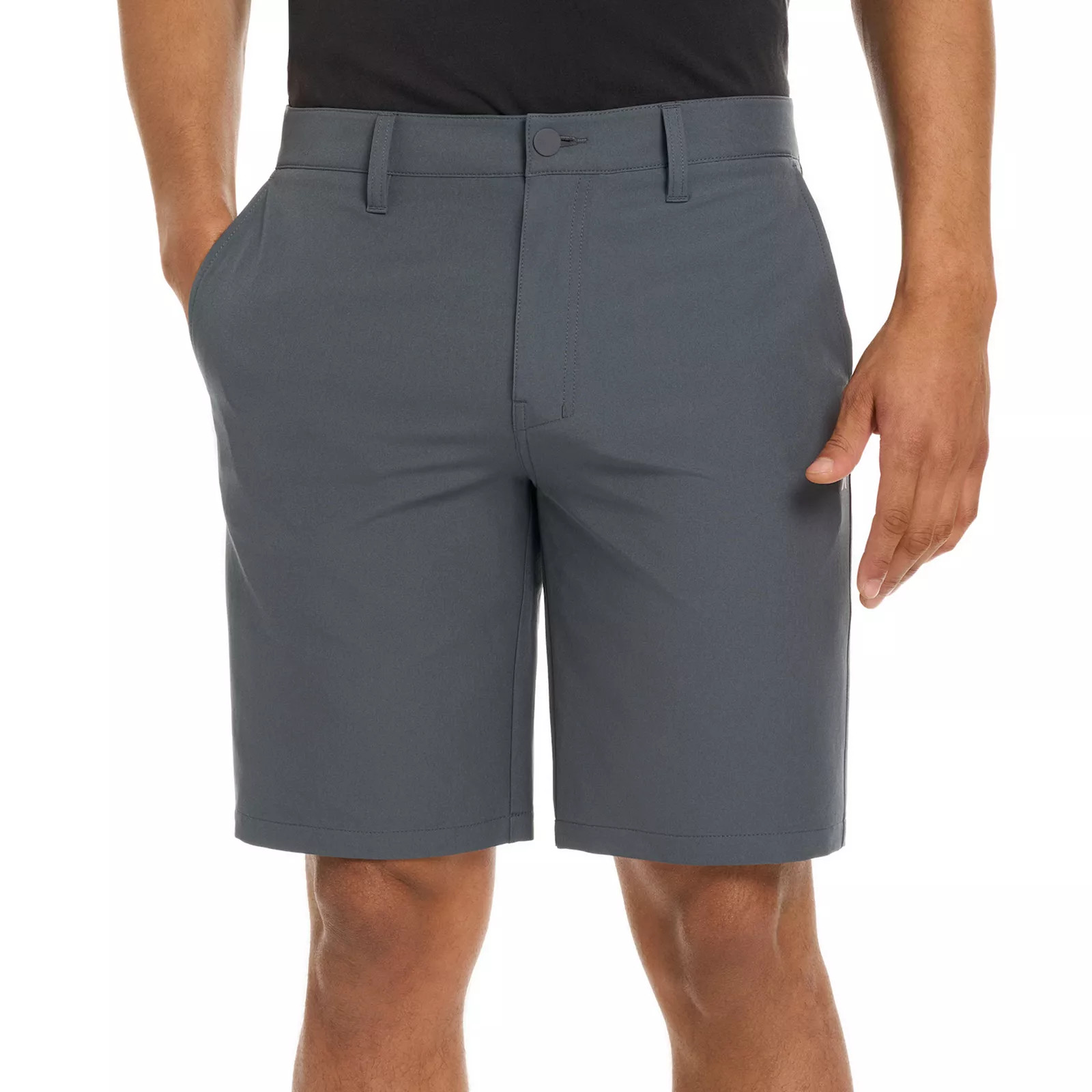 Men's Hurley 4-Way Stretch Walking Shorts, Size: 27, Black Grey | Kohl's