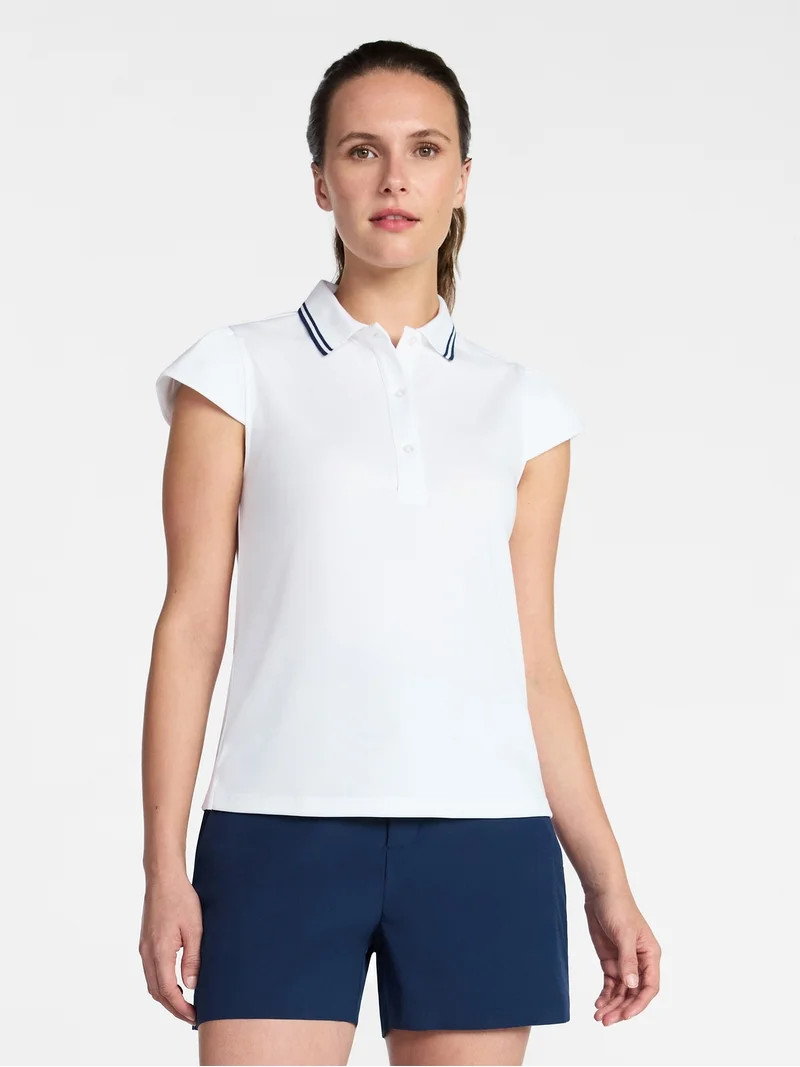 Avia Women's Golf Short Sleeve Polo, Sizes XS-XXXL | Walmart (US)