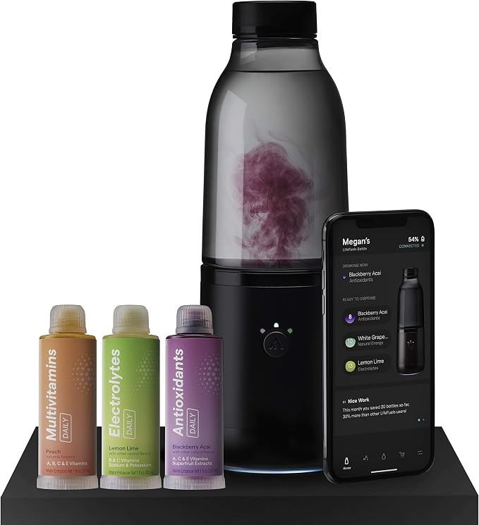 LifeFuels Smart Bottle - Water and Healthy Beverage Infuser with Tracking App - Wearable Technolo... | Amazon (US)
