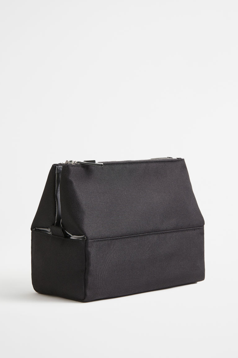 H & M - Canvas wash bag - Black | H&M (UK, MY, IN, SG, PH, TW, HK)