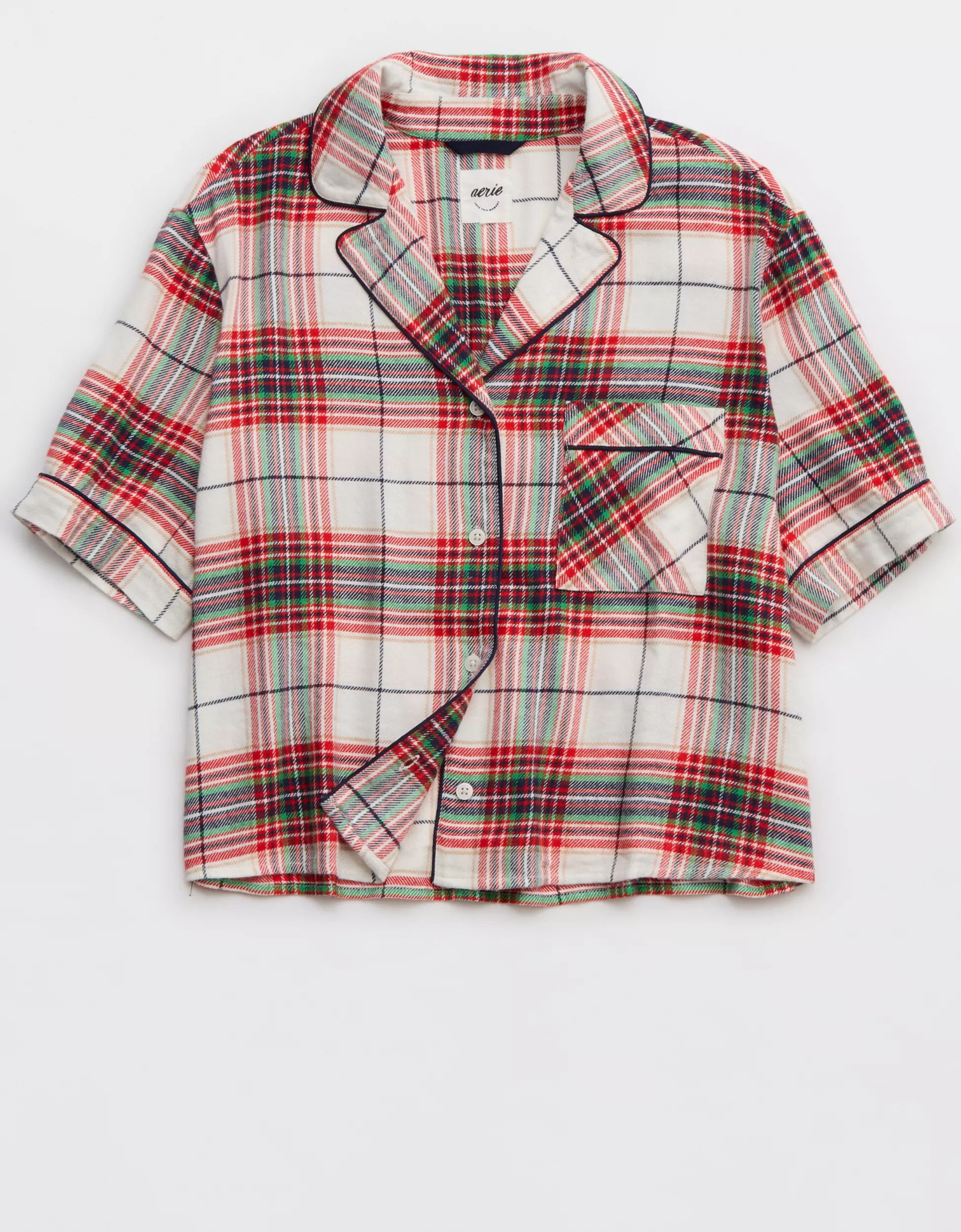 Aerie Flannel Pajama Shirt | Aerie