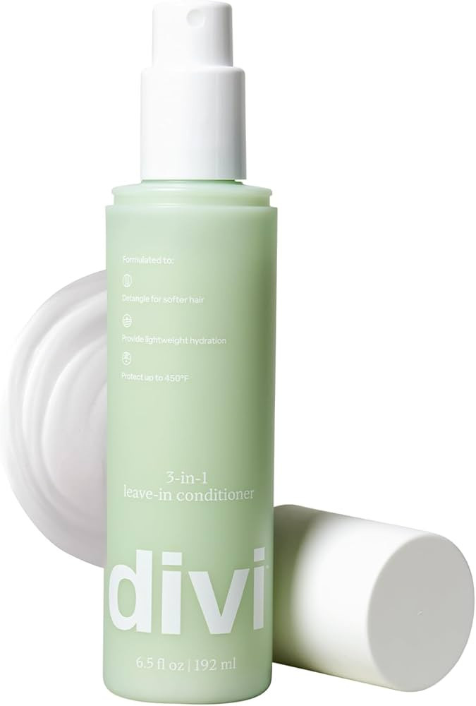 divi 3-in-1 Leave-In Conditioner - Lightweight Formula to Detangle and Hydrate Hair While Protect... | Amazon (US)